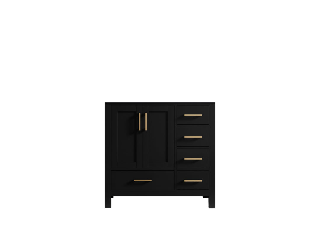 Malibu 36 in. W x 22 in. D Bathroom Vanity Center Sink