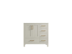Malibu 36 in. W x 22 in. D Left Offset Sink Bathroom Vanity - photo 6