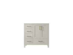Malibu 36 in. W x 22 in. D Right Offset Sink Bathroom Vanity - photo 6