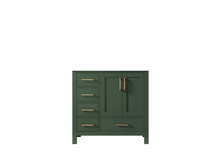 Malibu 36 in. W x 22 in. D Right Offset Sink Bathroom Vanity - photo 6