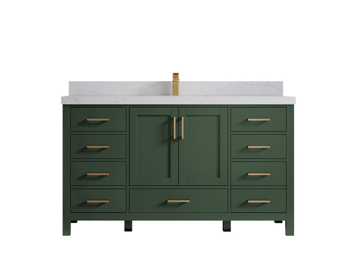 Malibu 60 in. W x 22 in. D Single Sink Bathroom Vanity - photo 1