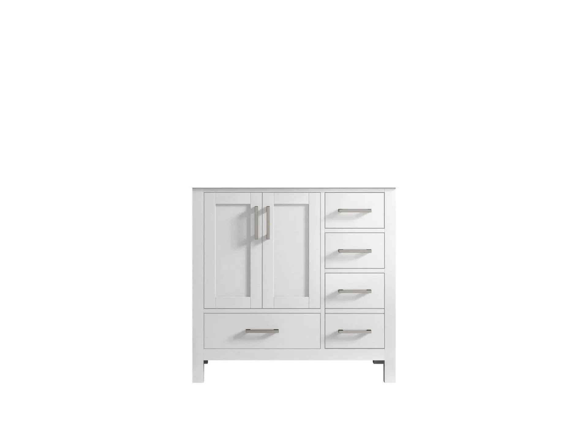 Malibu 36 in. W x 22 in. D Left Offset Sink Bathroom Vanity