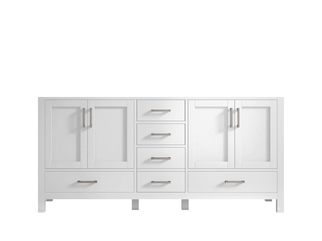 Malibu 72 in. W x 22 in. D Double Sink Bathroom Vanity