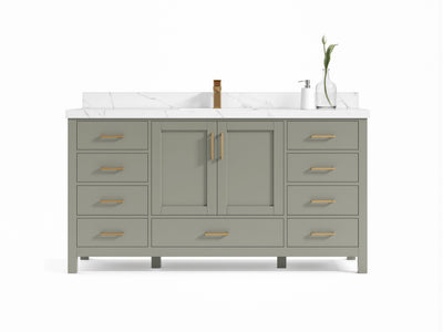 Malibu 72 in. W x 22 in. D Single Sink Bathroom Vanity