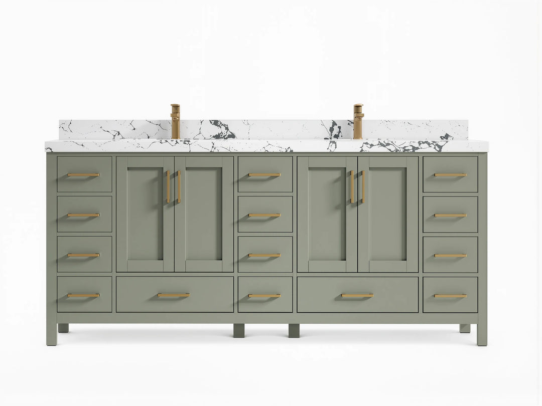 Bathroom Vanities - Double Sink - Bathroom Vanity size 80 IN and up - Birch Wood - photo 10