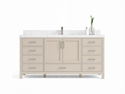 Malibu 72 in. W x 22 in. D Single Sink Bathroom Vanity