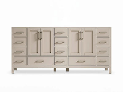 Malibu 80 in. W x 22 in. D Double Sink Bathroom Vanity