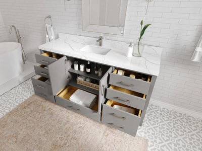 Malibu 72 in. W x 22 in. D Single Sink Bathroom Vanity