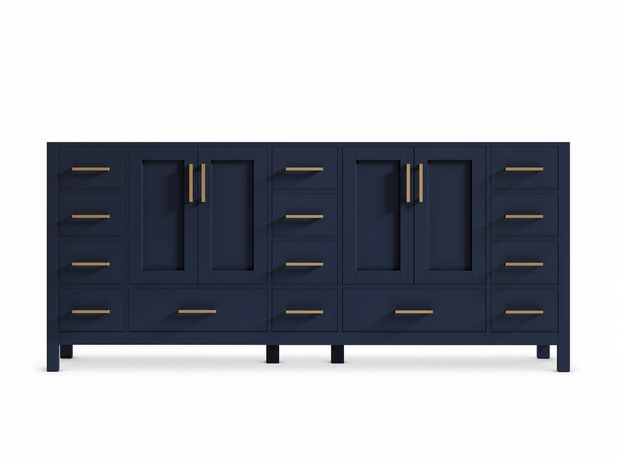 Malibu 80 in. W x 22 in. D Double Sink Bathroom Vanity