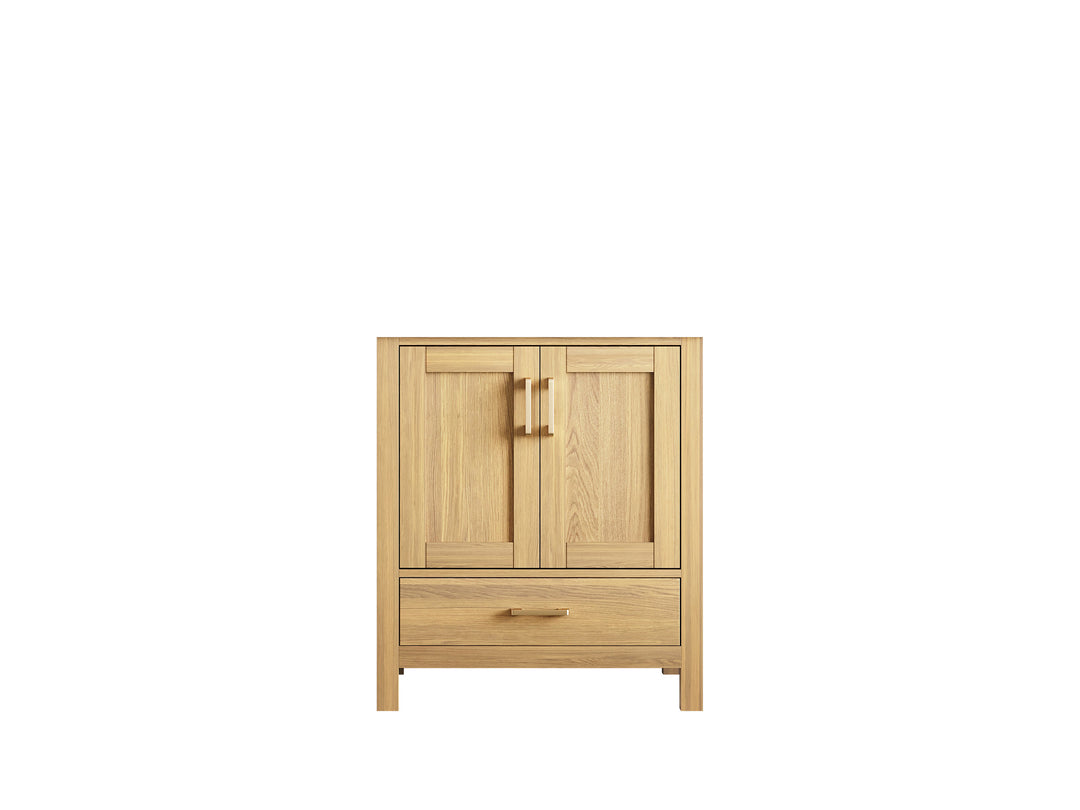 Malibu White Oak 30 in. W x 22 in. D Single Sink Bathroom Vanity