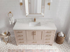 Malibu 60 in. W x 22 in. D Single Sink Bathroom Vanity - photo 10
