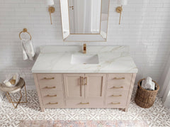 Malibu 60 in. W x 22 in. D Single Sink Bathroom Vanity - photo 11