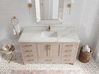 Malibu 60 in. W x 22 in. D Single Sink Bathroom Vanity