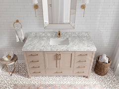 Malibu 60 in. W x 22 in. D Single Sink Bathroom Vanity - photo 12