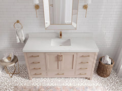 Malibu 60 in. W x 22 in. D Single Sink Bathroom Vanity - photo 13