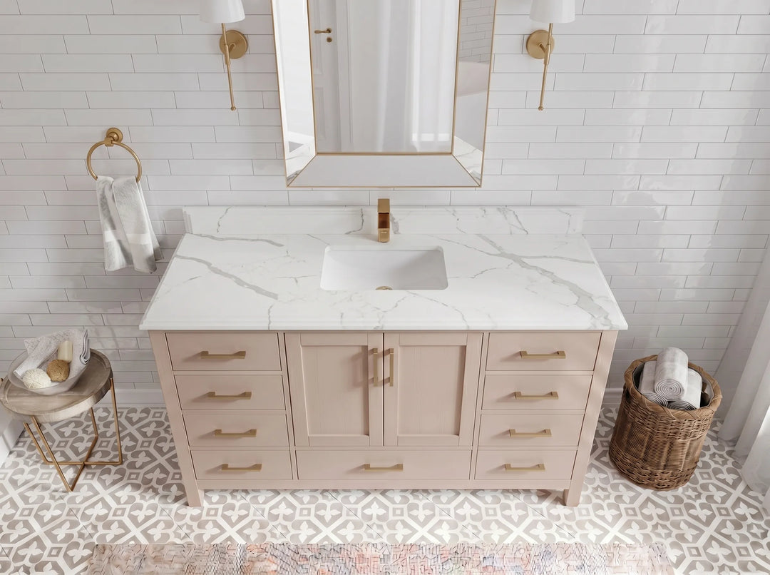 Malibu 60 in. W x 22 in. D Single Sink Bathroom Vanity | 
              
                Pink
                
                  
             - MLB_PNK_PNK_WHQZ_60S - photo №23