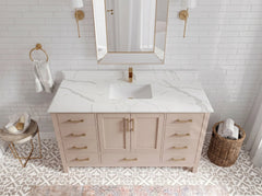 Malibu 60 in. W x 22 in. D Single Sink Bathroom Vanity - photo 23