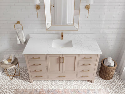 Malibu 60 in. W x 22 in. D Single Sink Bathroom Vanity