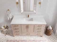 Malibu 60 in. W x 22 in. D Single Sink Bathroom Vanity - photo 14