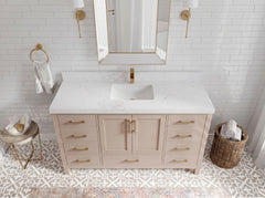 Malibu 60 in. W x 22 in. D Single Sink Bathroom Vanity - photo 15