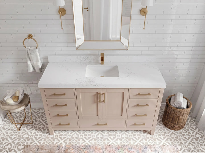 Malibu 60 in. W x 22 in. D Single Sink Bathroom Vanity - photo 15
