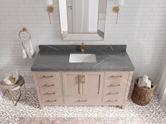 Malibu 60 in. W x 22 in. D Single Sink Bathroom Vanity - photo 26
