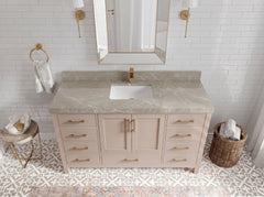 Malibu 60 in. W x 22 in. D Single Sink Bathroom Vanity - photo 16