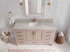 Malibu 60 in. W x 22 in. D Single Sink Bathroom Vanity - photo 27