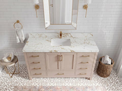 Malibu 60 in. W x 22 in. D Single Sink Bathroom Vanity - photo 18