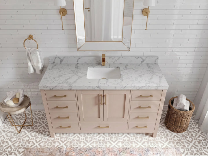 Malibu 60 in. W x 22 in. D Single Sink Bathroom Vanity - photo 20