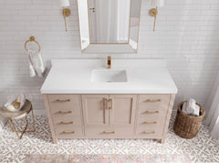 Malibu 60 in. W x 22 in. D Single Sink Bathroom Vanity - photo 21