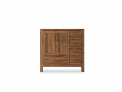 Malibu Teak Wood 36 in. W x 22 in. D Center Sink Bathroom Vanity - photo 50