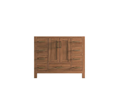 Malibu Teak Wood 42 in. W x 22 in. D Single Sink Bathroom Vanity - photo 7
