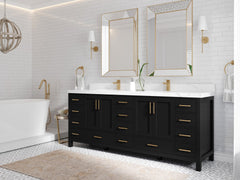 Malibu 84 in. W x 22 in. D Double Sink Bathroom Vanity - photo 4