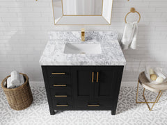Malibu 36 in. W x 22 in. D with Center Sink Bathroom Vanity - photo 18