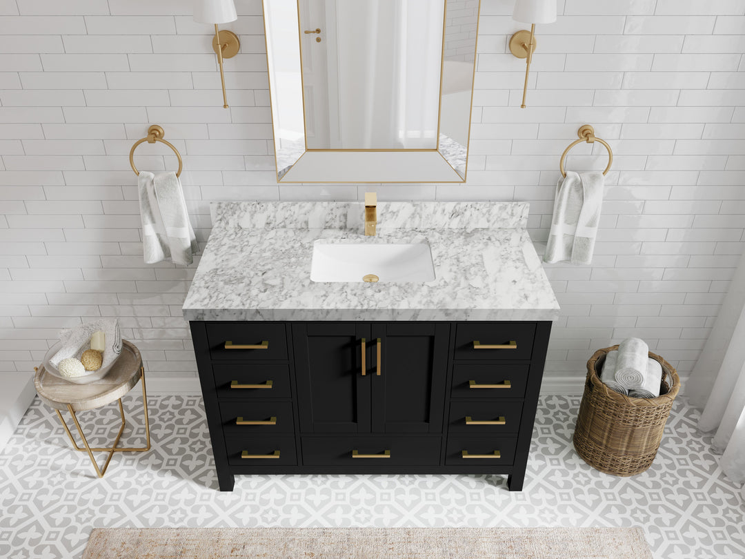 Malibu 48 in. W x 22 in. D Single Sink Bathroom Vanity