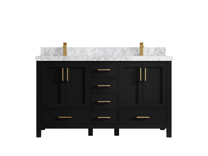 Malibu 60 in. W x 22 in. D Double Sink Bathroom Vanity - photo 11