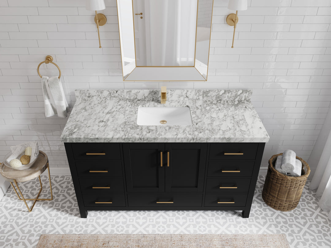 Malibu 60 in. W x 22 in. D Single Sink Bathroom Vanity