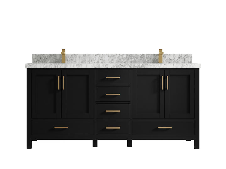 Malibu 72 in. W x 22 in. D Double Sink Bathroom Vanity - photo 10