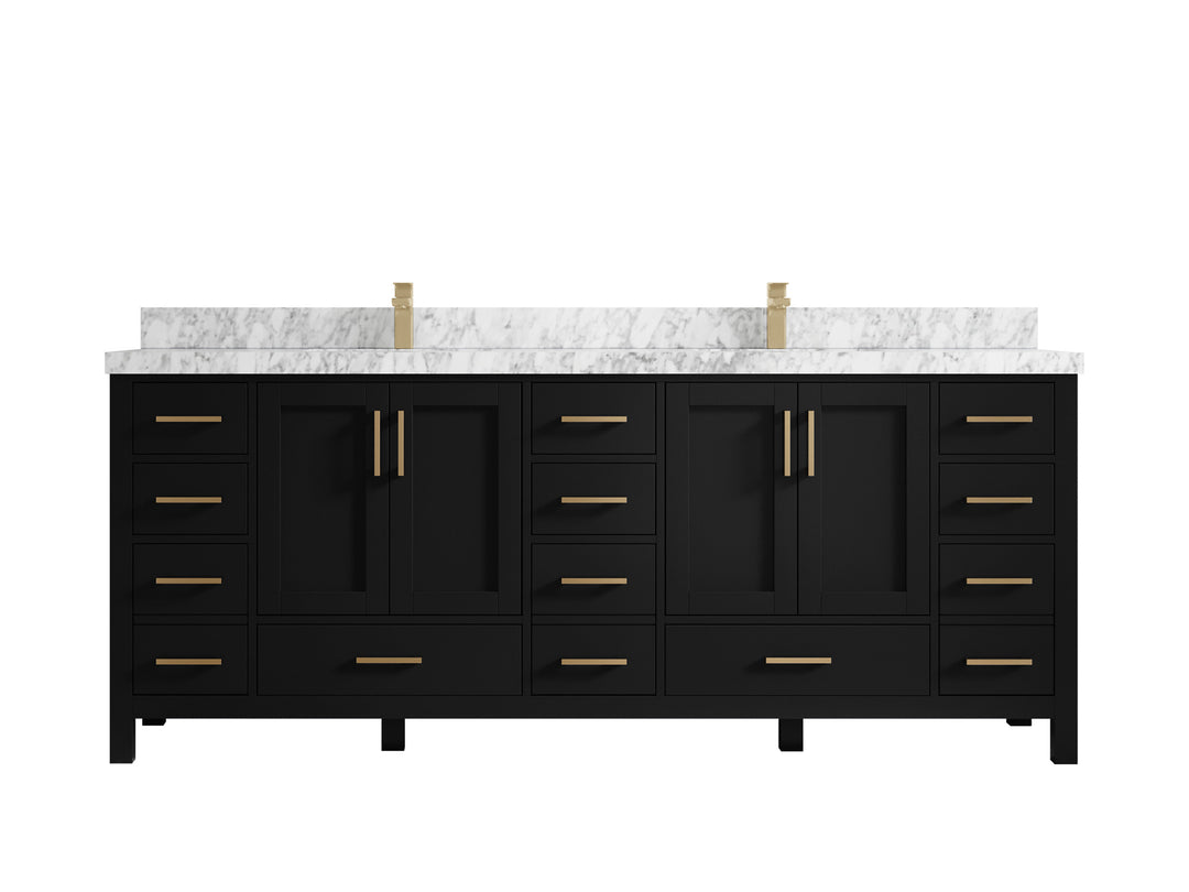 Malibu 84 in. W x 22 in. D Double Sink Bathroom Vanity