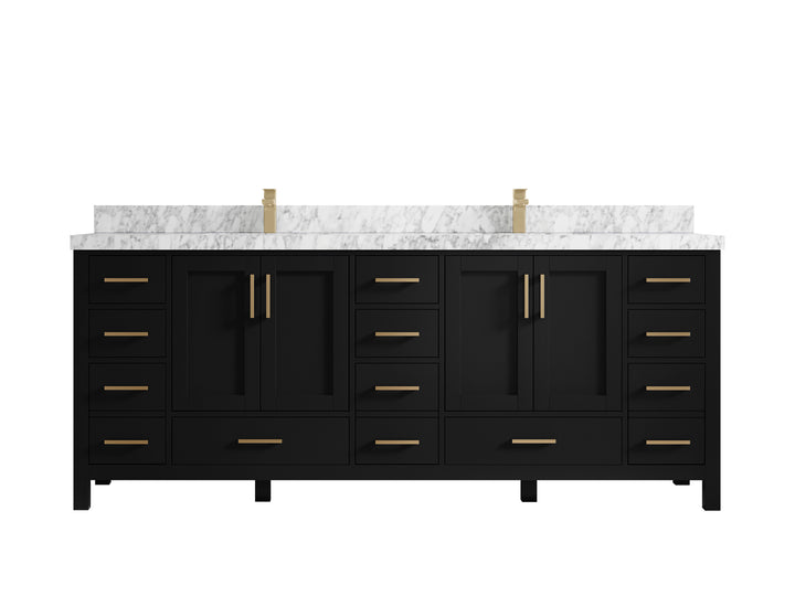 Malibu 84 in. W x 22 in. D Double Sink Bathroom Vanity - photo 11