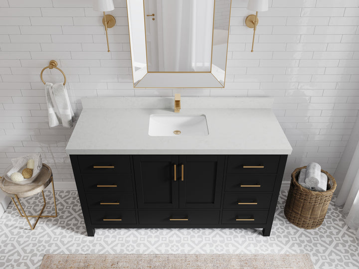 Malibu 60 in. W x 22 in. D Single Sink Bathroom Vanity - photo 12