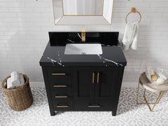 Malibu 36 in. W x 22 in. D with Center Sink Bathroom Vanity - photo 8