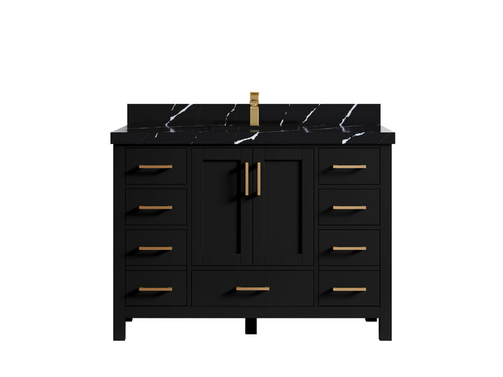 Malibu 48 in. W x 22 in. D Single Sink Bathroom Vanity - photo 9
