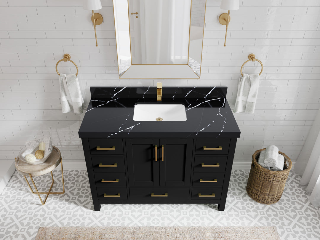 Malibu 48 in. W x 22 in. D Single Sink Bathroom Vanity