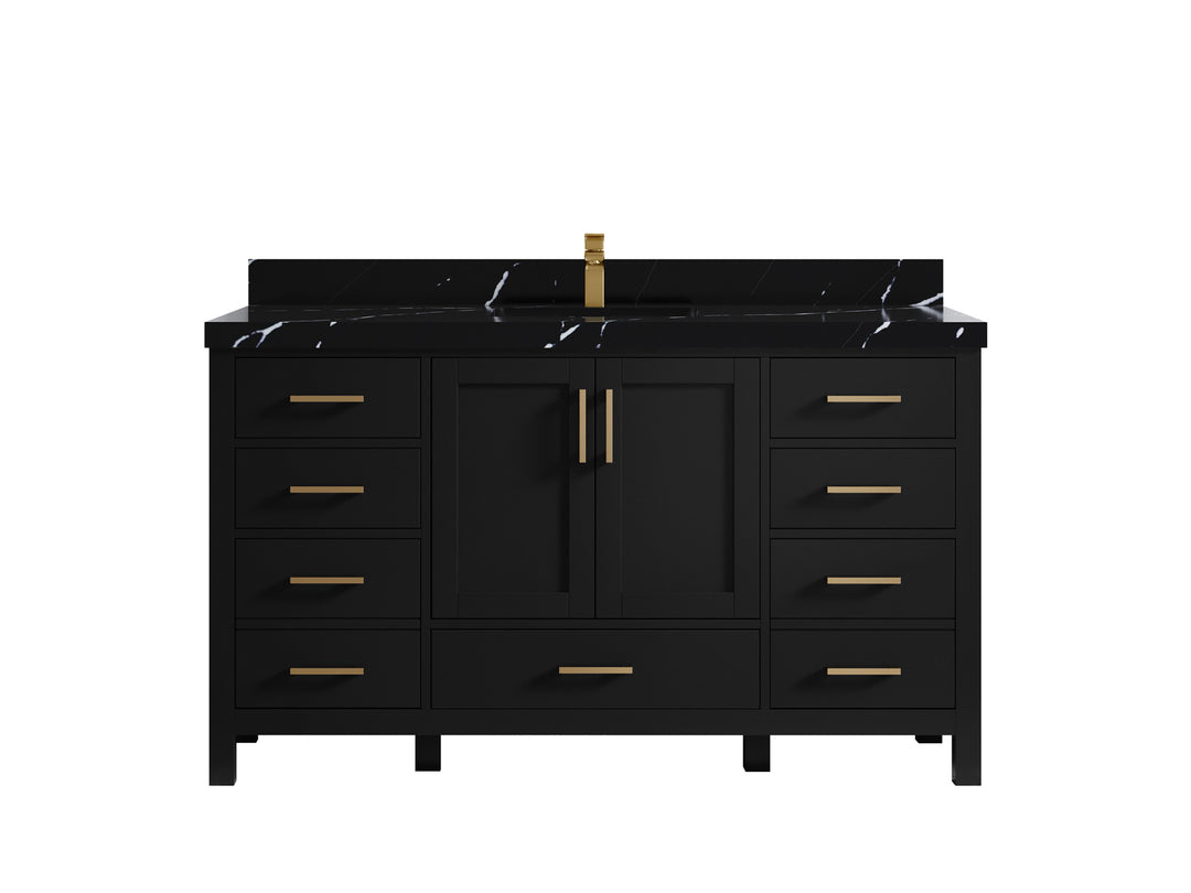 Malibu 60 in. W x 22 in. D Single Sink Bathroom Vanity