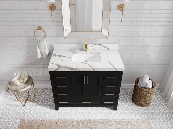 Malibu 42 in. W x 22 in. D Single Sink Bathroom Vanity - photo 14