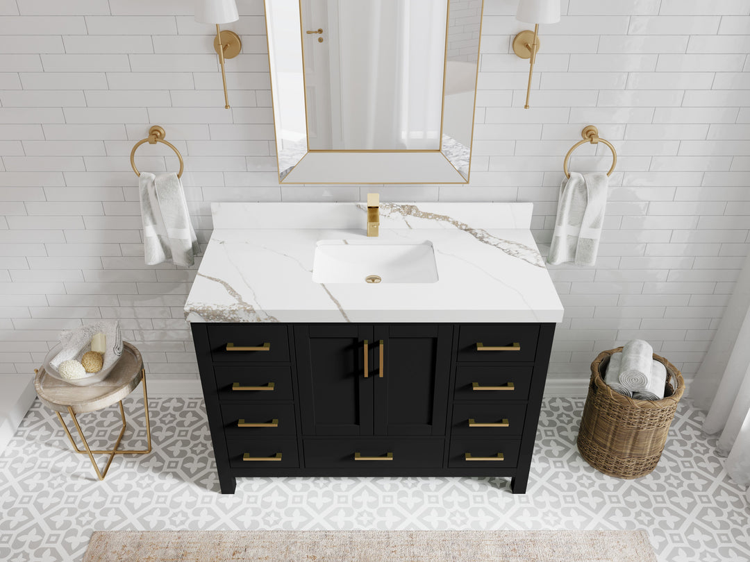 Malibu 48 in. W x 22 in. D Single Sink Bathroom Vanity
