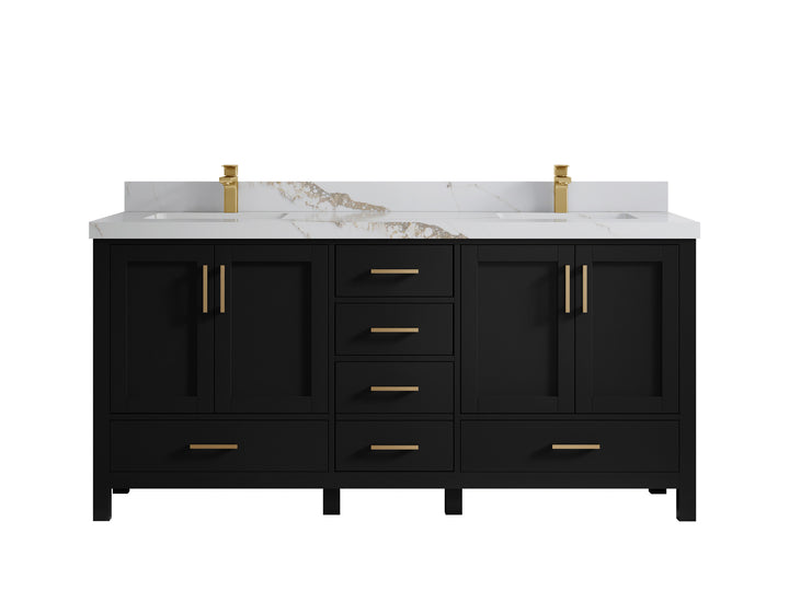 Malibu 72 in. W x 22 in. D Double Sink Bathroom Vanity - photo 14