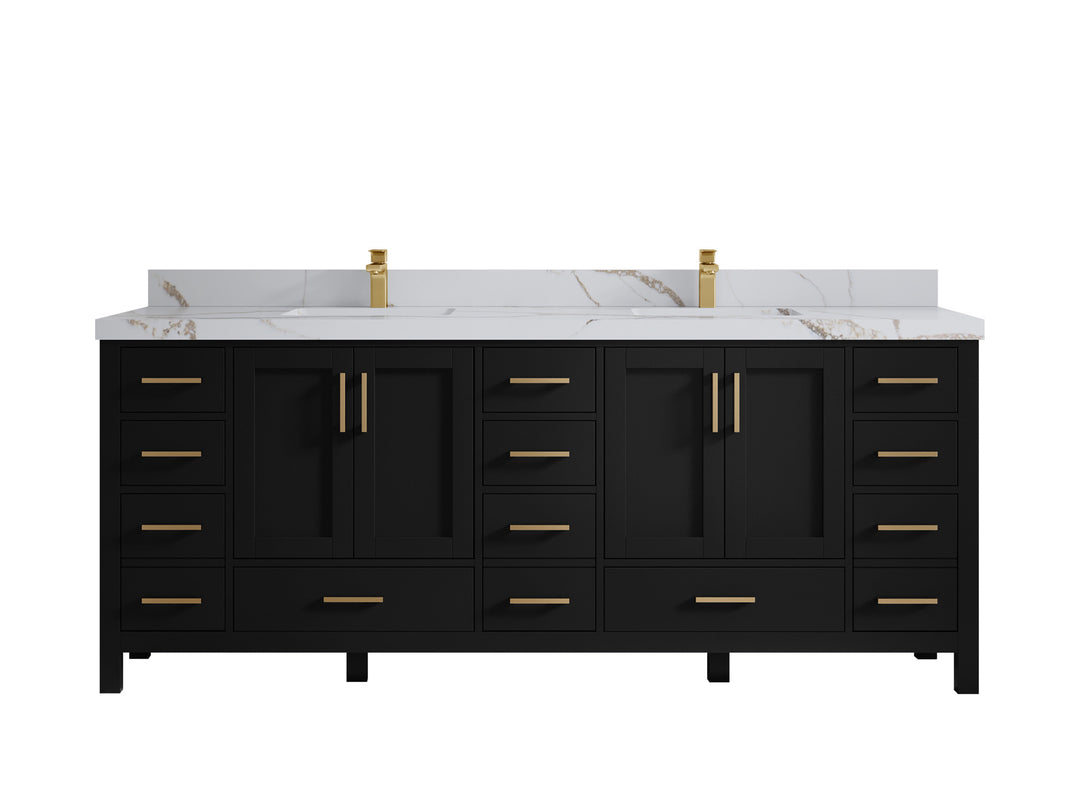 Malibu 84 in. W x 22 in. D Double Sink Bathroom Vanity